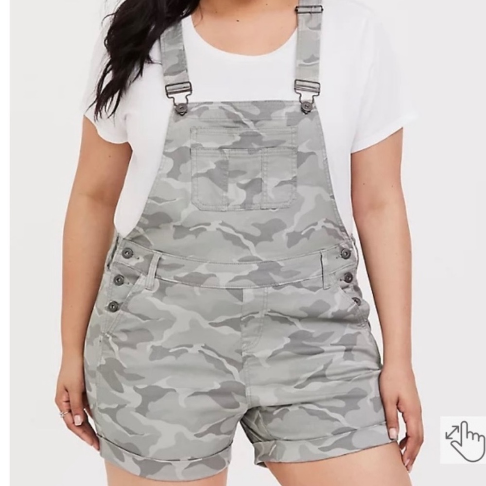 Torrid Overalls camo